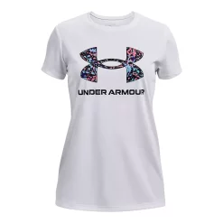 Girls 7-16 Under Armour Big Logo Tech Tee -Kohl's Shop 4897293 White