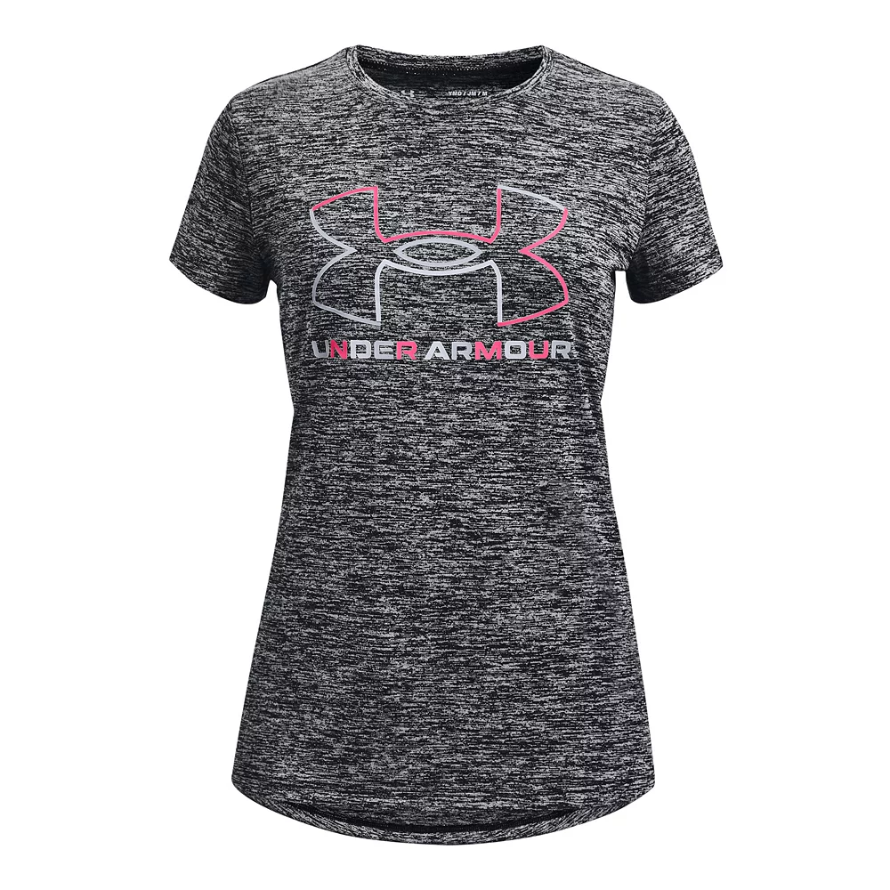 Girls 7-16 Under Armour Big Logo Twist Tech Tee 3 Girls 7-16 Under Armour Big Logo Twist Tech Tee