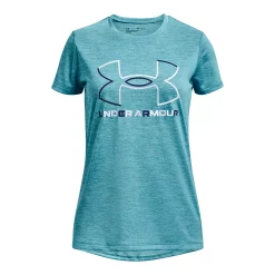 Girls 7-16 Under Armour Big Logo Twist Tech Tee 18 Girls 7-16 Under Armour Big Logo Twist Tech Tee -Kohl's Shop 4897294 Blue Glacier