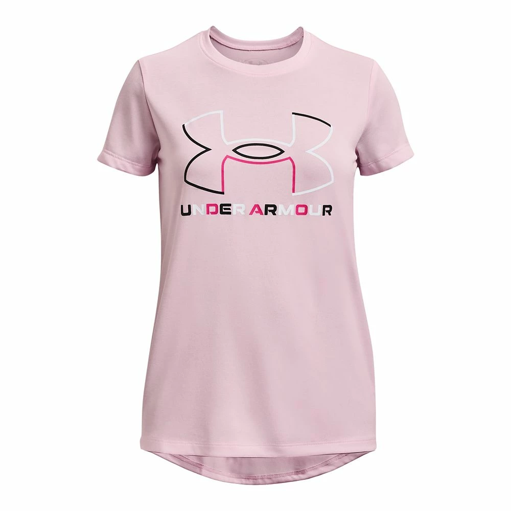 Girls 7-16 Under Armour Big Logo Twist Tech Tee 6 Girls 7-16 Under Armour Big Logo Twist Tech Tee - Image 4