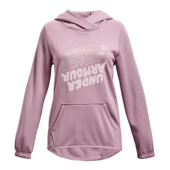 Girls 7-16 Under Armour Wordmark Armour Fleece Hoodie -Kohl's Shop 4898196 Mauve Pink
