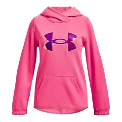 Girls 7-16 Under Armour Iridescent Logo Armour Fleece Hoodie -Kohl's Shop 4898202 Cerise