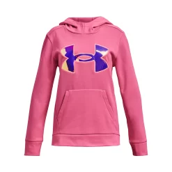 Girls 7-16 Under Armour Iridescent Logo Armour Fleece Hoodie -Kohl's Shop 4898202 Pink