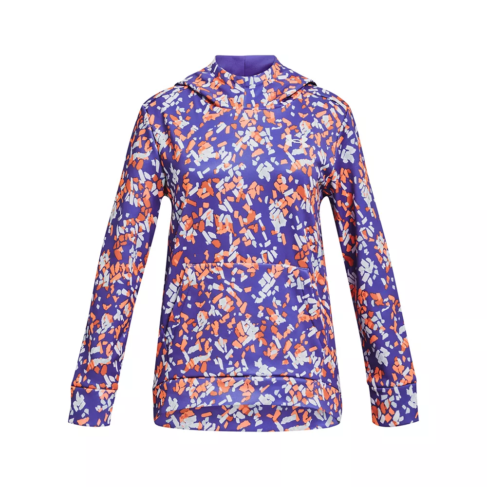 Girls 7-16 Under Armour Printed Fleece Hoodie 4 Girls 7-16 Under Armour Printed Fleece Hoodie - Image 2