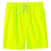 Boys 10-20 Lands' End Solid Swim Trunks in Husky -Kohl's Shop 4901876 Electric Yellow Neon