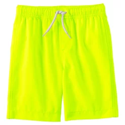 Boys 10-20 Lands' End Solid Swim Trunks in Husky