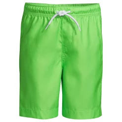 Boys 6-16 Lands' End Solid Swim Trunks in Slim -Kohl's Shop 4901884 Green Gecko Neon