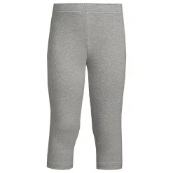 Girls 7-16 Lands' End Tough Cotton Capri Leggings -Kohl's Shop 4922580 Gray Heather