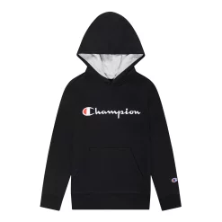 Kids 7-20 Champion® Script Fleece Hoodie -Kohl's Shop 4928961 Black