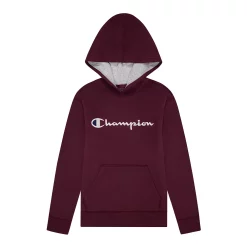 Kids 7-20 Champion® Script Fleece Hoodie -Kohl's Shop 4928961 Dark Purple Berry