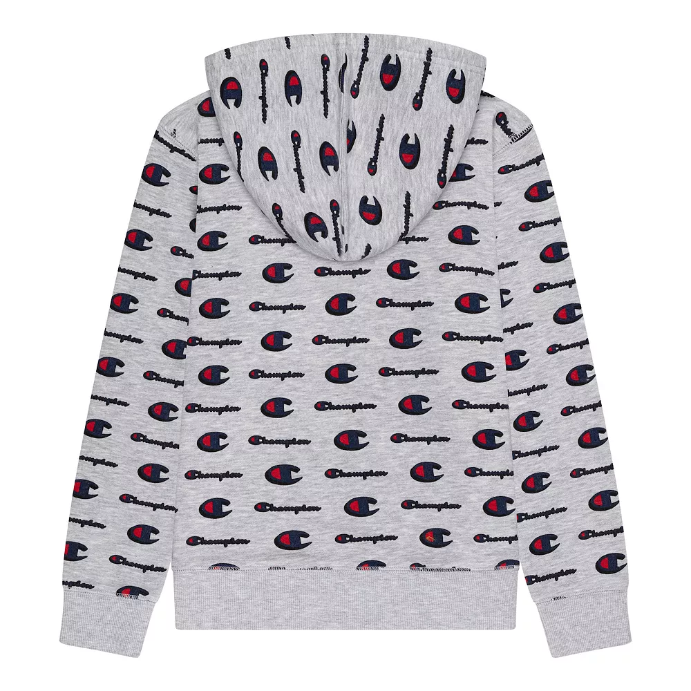 Boys 8-20 Champion® Multicolor Script Fleece Hoodie 5 Boys 8-20 Champion® Multicolor Script Fleece Hoodie - Image 3