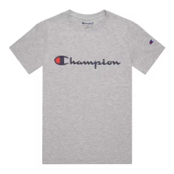 Boys 8-20 Champion® Script Tee -Kohl's Shop 4947412 Oxford Heather