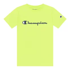 Boys 8-20 Champion® Script Tee -Kohl's Shop 4947412 Reflector Green
