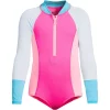 Girls 4-16 Lands' End Long Sleeve Half Zip One-Piece Swimsuit 1 Girls 4-16 Lands' End Long Sleeve Half Zip One-Piece Swimsuit -Kohl's Shop 4952504 Pink Colorblock