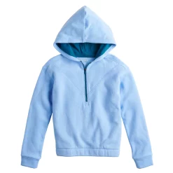 Girls 7-16 Tek Gear® Ultrasoft Fleece 1/4-Zip Hoodie in Regular & Plus -Kohl's Shop 4972462 Periwinkle