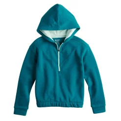Girls 7-16 Tek Gear® Ultrasoft Fleece 1/4-Zip Hoodie in Regular & Plus -Kohl's Shop 4972462 Wetlands