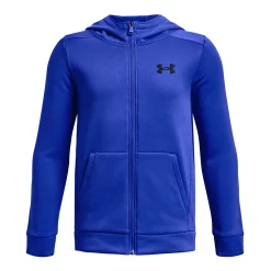 Boys 8-20 Under Armour Armour Fleece® Full Zip Hoodie -Kohl's Shop 4975505 Blue