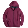 Boys 8-20 Tek Gear® Ultrasoft Fleece Full-Zip Hoodie in Regular & Husky -Kohl's Shop 4980169 Rustic Berry Blue