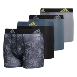 Boys 4-20 adidas Performance 4-Pack Boxer Briefs -Kohl's Shop 4992109 Black