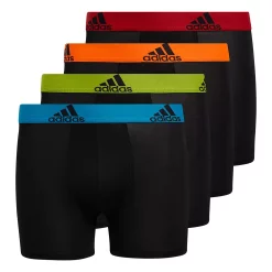Boys 4-20 adidas Performance 4-Pack Boxer Briefs -Kohl's Shop 4992109 Black Multi Color