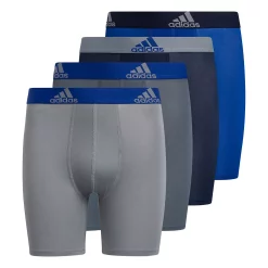 Boys 4-20 adidas Performance 4-Pack Boxer Briefs -Kohl's Shop 4992109 Blue Gray
