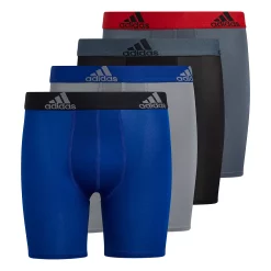 Boys 4-20 adidas Performance 4-Pack Boxer Briefs -Kohl's Shop 4992109 Gray Blue