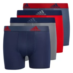 Boys 4-20 adidas Performance 4-Pack Boxer Briefs -Kohl's Shop 4992109 Indigo Red