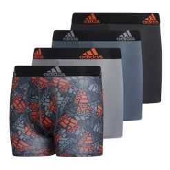 Boys 4-20 adidas Performance 4-Pack Boxer Briefs -Kohl's Shop 4992109 Orange Grey