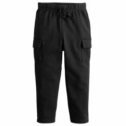 Toddler Boy Jumping Beans® French Terry Cargo Pants -Kohl's Shop 4992412 Black