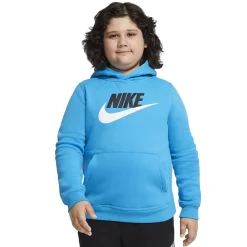 Kids 7-20 Nike Club Fleece Pullover Hoodie -Kohl's Shop 5001574 Laser Blue