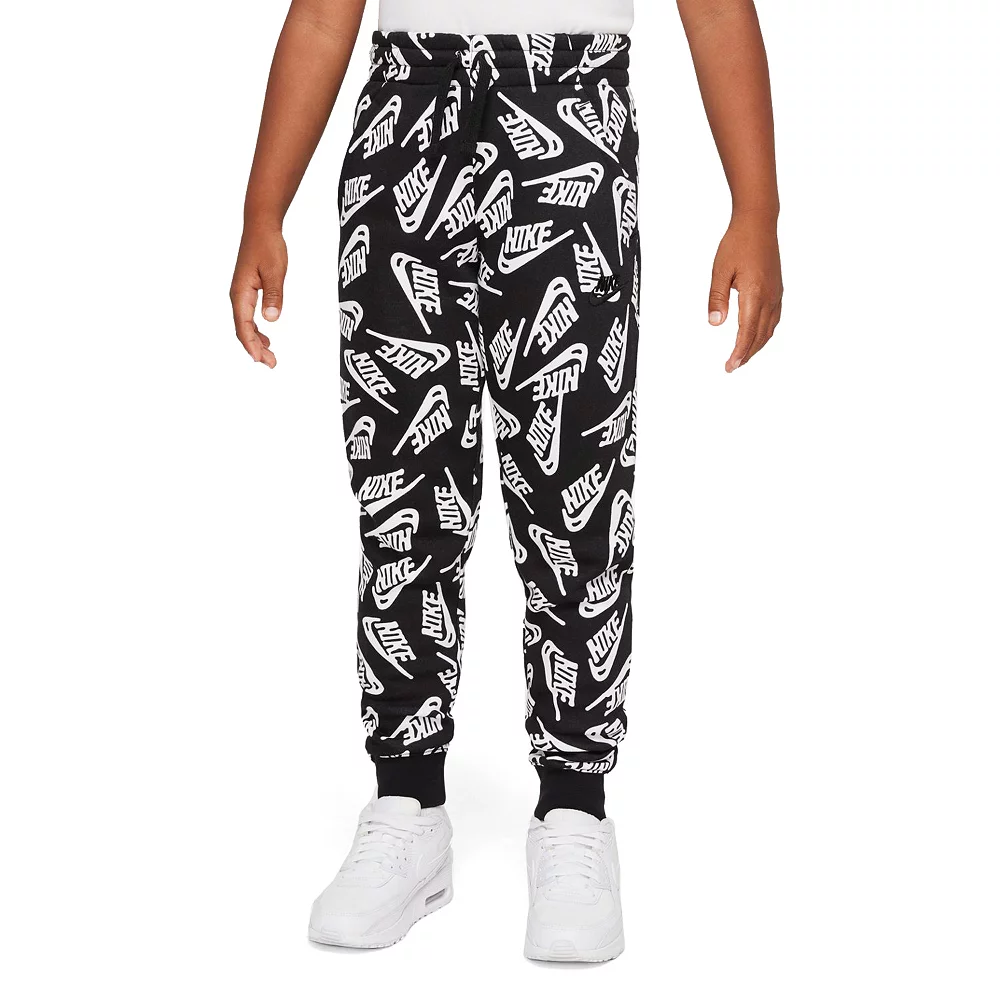 Boys 8-20 Nike Club Fleece Print Joggers 6 Boys 8-20 Nike Club Fleece Print Joggers - Image 4