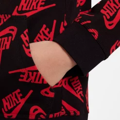 Boys 8-20 Nike Allover Print Club Fleece Hoodie -Kohl's Shop 5011484 ALT4