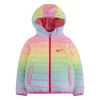 Toddler Girl Nike Full-Zip Puffer Jacket -Kohl's Shop 5057279 Rainbow