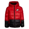 Boys 4-7 Nike Color Block Puffer Jacket 2 Boys 4-7 Nike Color Block Puffer Jacket -Kohl's Shop 5066635 Red Black