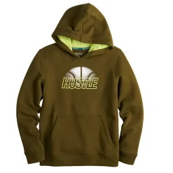 Boys 8-20 Tek Gear® Ultrasoft Fleece Pullover Graphic Hoodie -Kohl's Shop 5135690 Anderson Olive Hustle
