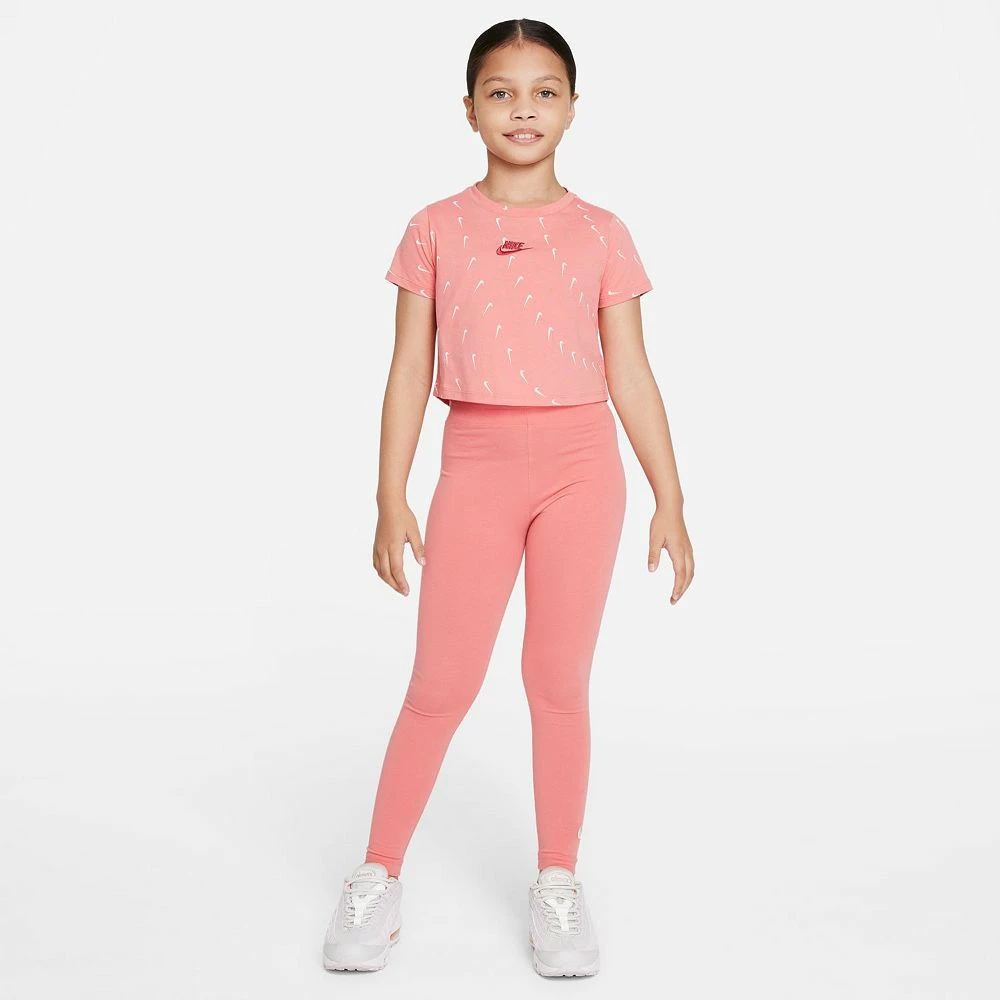 Girls 7-16 Nike Swooshfetti Cropped Tee 7 Girls 7-16 Nike Swooshfetti Cropped Tee - Image 5