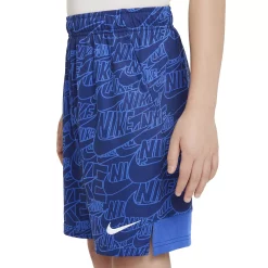 Boys 8-20 Nike Dri-FIT Allover Print Training Shorts -Kohl's Shop 5168539 Game Royal White