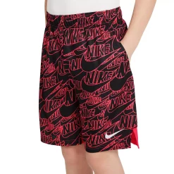 Boys 8-20 Nike Dri-FIT Allover Print Training Shorts -Kohl's Shop 5168539 Light Fusion Red White