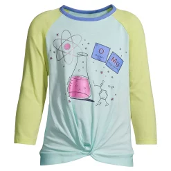 Plus Size Girls 10-16 Lands' End 3/4 Length Raglan Graphic Tee -Kohl's Shop 5189176 Omg Science