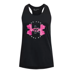 Girls 7-16 Under Armour Big Logo Tech Tank -Kohl's Shop 5189549 Black Pink