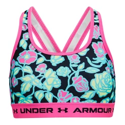 Girls 7-16 Under Armour Printed Crossback Sports Bra -Kohl's Shop 5189792 Black