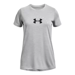 Girls 7-16 Under Armour Twist Arch Logo Tech Tee -Kohl's Shop 5189852 Gray Mod