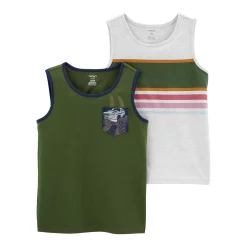 Boys 4-14 Carter's 2-Pack Tank Tops
