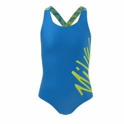 Girls 6-20 Nike Script Logo Crossback One-Piece Swimsuit -Kohl's Shop 5199360 Photo Blue
