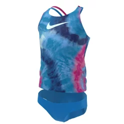 Girls 7-16 Nike Tie Dye Spiderback Tankini Top & Bottoms Swimsuit Set -Kohl's Shop 5199364 ALT2