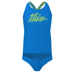 Girls 7-16 Nike Script Logo Crossback Tankini Top & Bottoms Swimsuit Set 7 Girls 7-16 Nike Script Logo Crossback Tankini Top & Bottoms Swimsuit Set -Kohl's Shop 5199365 Photo Blue