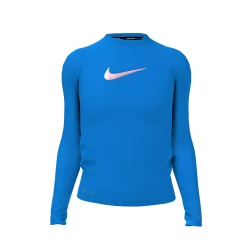 Girls 7-16 Nike Swoosh Long Sleeve Hydroguard Swim Top -Kohl's Shop 5199367 Photo Blue