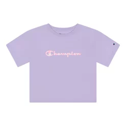 Girls 7-16 Champion® Tie-Dye Script Boxy Tee -Kohl's Shop 5207581 Urban Lilac