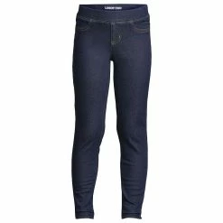 Girls 2-16 Lands' End Iron Knee® Denim Jeggings