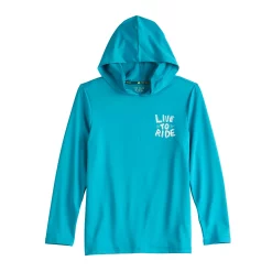 Boys 8-20 Tek Gear® Graphic Hoodie in Regular & Husky -Kohl's Shop 5215393 Aqua Live To Ride